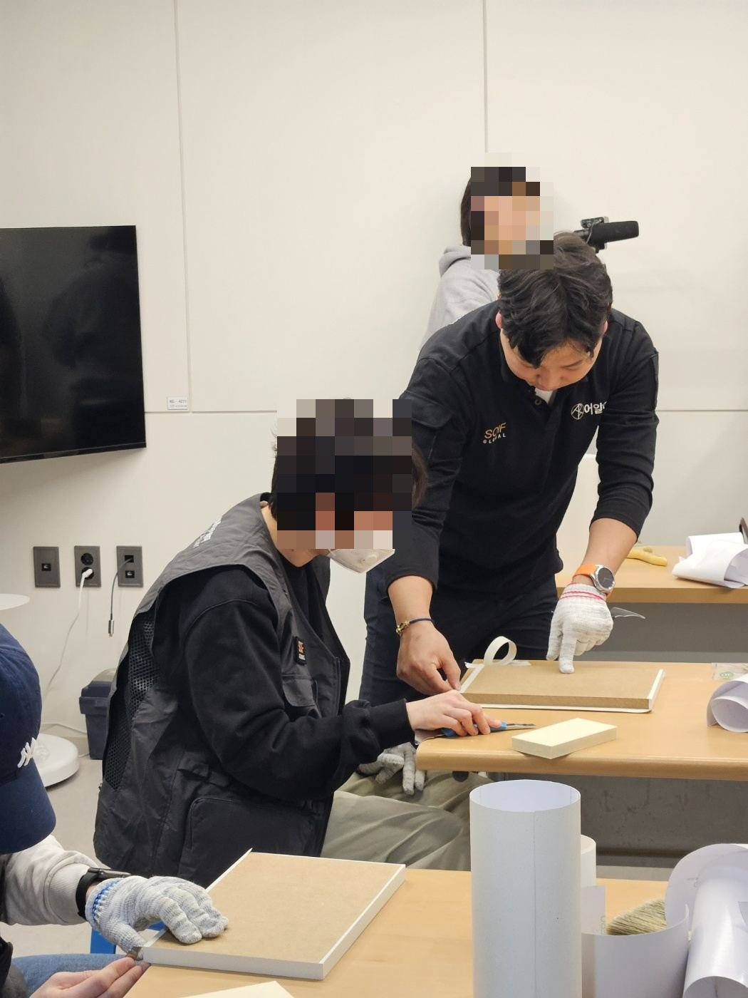 방송 촬영 현장