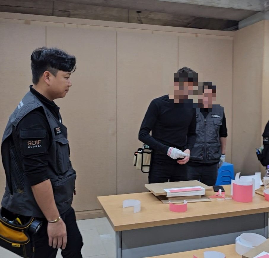 방송 촬영 현장