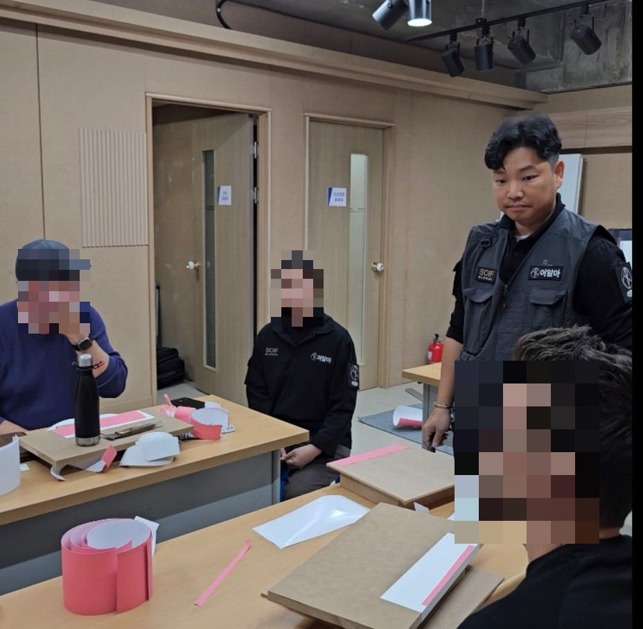 방송 촬영 현장